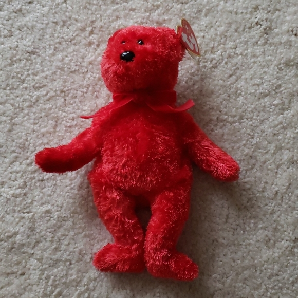Ty Sizzle bear with tags